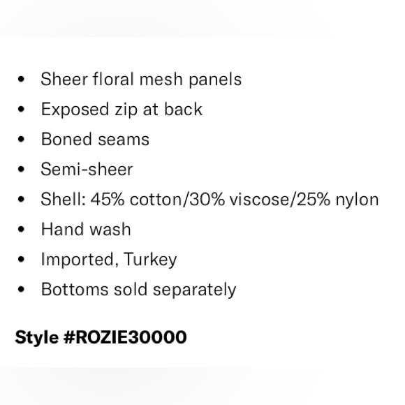 Rozie Corsets Lace Corset Top - Picture 5 of 7